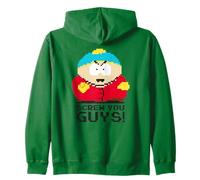 South Park Eric Cartman Vis rétro Pose d'œuvre d'art Sweat à Capuche