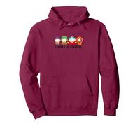 South Park Eric Kenny Kyle Stan Personnages Pose Lol Classic Sweat à Capuche, Unisexe pour Adultes, Marron, L