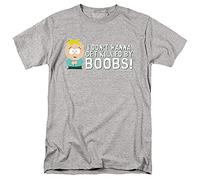 South Park Killed by Boobs T-Shirt Unisexe, Gris Heather Sport, XL