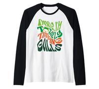 South Park Kyle Tripping Balls Années 60 Art Comédie Rétro Dessin animé Manche Raglan