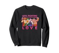 South Park Lets Fighting Love Neon Anime Group Sweatshirt