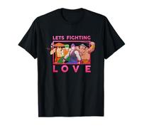 South Park Lets Fighting Love Neon Anime Group T-Shirt