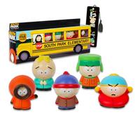 South Park Lot de 5 mini figurines - Lot de 5 figurines pour cupcakes y compris Cartman, Stan, Kenny, et plus encore | Ensemble de fournitures de fête et marque-page