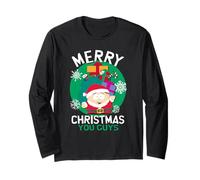 South Park Merry Christmas Cartman Funny Holiday Cartoon Manche Longue