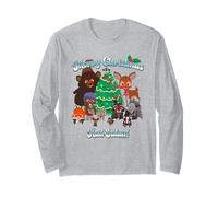 South Park Merry Christmas Hail Satan Critters Funny Cartoon Manche Longue