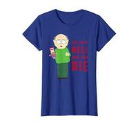 South Park Mr. Garrison You Go T-Shirt, Femme, Bleu Royal, L