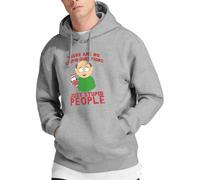 South Park No Stupid Questions Hoodie Sweatshirt à Capuche, Charbon, XL Mixte