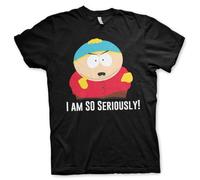 South Park Officiellement sous Licence Eric Cartman - I Am So Seriously Hommes T-Shirt (Noir), XL