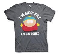 South Park Officiellement sous Licence I'm Not Fat I'm Big Boned Hommes T-Shirt (Heather-Foncé), L