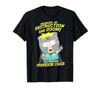 South Park Professor Chaos Destruction & Doom T-Shirt, Homme, Noir, 5XL