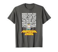 South Park Professor Chaos T-Shirt, Homme, Asphalte, 6XL