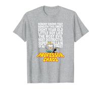 South Park Professor Chaos T-Shirt, Homme, Gris Chiné, S