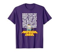 South Park Professor Chaos T-Shirt, Homme, Violet, L