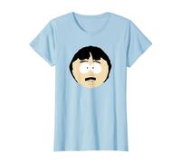 South Park Randy Face Halloween T-Shirt, Femme, Bleu Céleste, XL