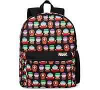 South Park Sac à Dos Garçon Ado Homme Sac de Voyage Sport College Travail Stan Kenny Bretelles Réglables Idée Cadeau (Noir AOP)