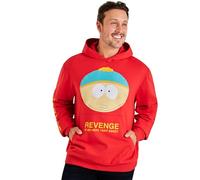 South Park Sweats à Capuche Homme, Hoodie d'hiver Chaud - Cadeau Original (Rouge, M)