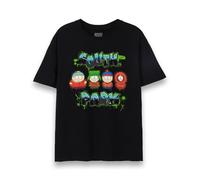 South Park T-Shirt Mens Eric Kenny Stan Kyle Series Graffiti Logo Top - Moyenne
