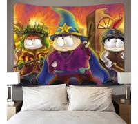 South_Park Tapisserie 3D Effet - Décoration Murale En Tissu, Tenture Pour Chambre Et Salon, Serviette De Plage Design 180cmx230cm