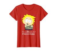 South Park Tweek Tweak Too Much Pressure T-Shirt, Femme, Rouge, XS