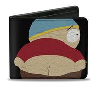 South Park Wallet, Bifold, Cartman Mooning Pose and Logo, Vegan Leather