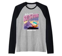 South Park Welcome to Colorado Cartman Hiking Scene Postcard Manche Raglan