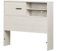 South Shore Fynn Tête de lit avec rangement, lit jumeau 99 cm, chêne d'hiver