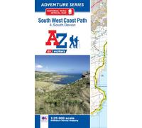 South West Coast Path South Devon A-Z Adventure Atlas