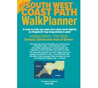 South West Coast Path WalkPlanner - Lodging Edition - East Sheet