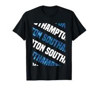 Southampton Motif Camouflage Bleu T-Shirt