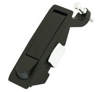 Southco C2-32-15 Série Revêtement poudre en alliage de zinc réglable Levier à main avec Compression Loquet à bords Trigger, verrouiller, 0,5 cm d'épaisseur, 0,1 - 2,4 cm Plage de prise en main, Noir, Pack of 1, noir, 1