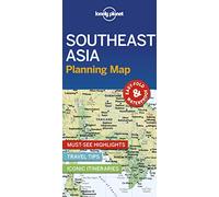 Lonely Planet – Southeast Asia Planning Map – 1re édition – Anglais