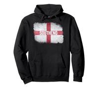 Southend | Croix de Saint-Georges Drapeau Angleterre Souvenir Vintage Sweat à Capuche