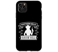 Southern Belle Raisin' Hell, cowgirl western drôle Coque pour iPhone 11 Pro Max