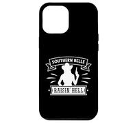 Southern Belle Raisin' Hell, cowgirl western drôle Coque pour iPhone 12 Pro Max