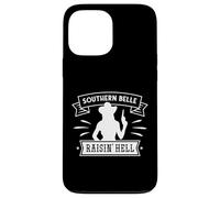 Southern Belle Raisin' Hell, cowgirl western drôle Coque pour iPhone 13 Pro Max