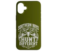 Southern Boys Hunt Different Vintage Hunting Season Coque pour iPhone 16 Plus