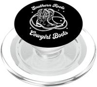 Southern Roots & Cowgirl Boots Country Western Pride Design PopSockets PopGrip pour MagSafe