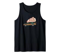 Southern Thanksgiving Station Wagon Turkey Retro Funny Tee Débardeur