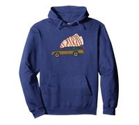 Southern Thanksgiving Station Wagon Turkey Retro Funny Tee Sweat à Capuche