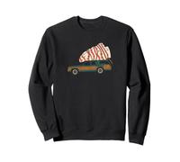 Southern Thanksgiving Station Wagon Turkey Retro Funny Tee Sweatshirt