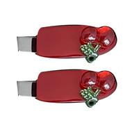 SOUTHJIELING Lot de 2 barrettes à cheveux à motif cerises - Durabilité - Épingles à cheveux tendance pour les sorties quotidiennes et les occasions spéciales
