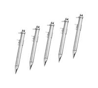 SOUTHJIELING Lot de 5 stylos à bille multifonctions - Outil de mesure - 0 à 100 mm - Règle de mesure - Stylo à bille - Papeterie