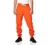 Southpole 1570 Basic Active Fleece Pantalon de Jogging Polaire pour Homme, Orange, 34-37