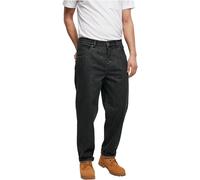 Southpole 3D Broderie Denim Pantalon Jeans Coupe Large Homme Logo Brodé Coton
