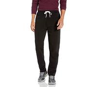 Southpole Pantalon de survêtement en Polaire Active à Bas Ouvert Standard Grandes Tailles, Noir, Homme
