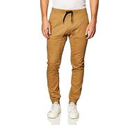 Southpole Basic Stretch Twill Jogger Pants-Reg and Big & Tall Sizes Pantalon décontracté, Marron, 4X Homme