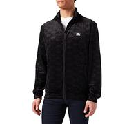 Southpole Herren AOP Velour Jacket Jacke, Black, L