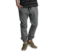 Southpole Men's Big and Tall Basic Stretch Twill Jogger Pants, Dark Grey, 4XB