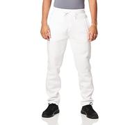 Southpole Pantalon de Jogging en Polaire Active Basic survêtement, Blanc, 27-32 Homme
