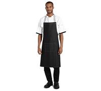 Southside Tablier de cuisine en jean Noir 700 mm x 1000 mm